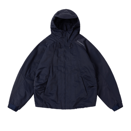 DIME CRINKLED TECH WINDBREAKER DARK NAVY