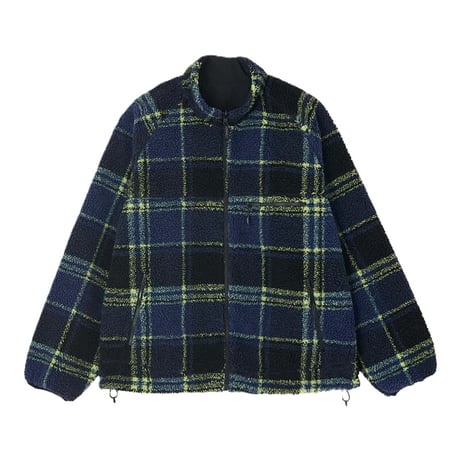 GRAMICCI REVERSIBLE SHERPA PLAID JACKET PLAID/BLACK
