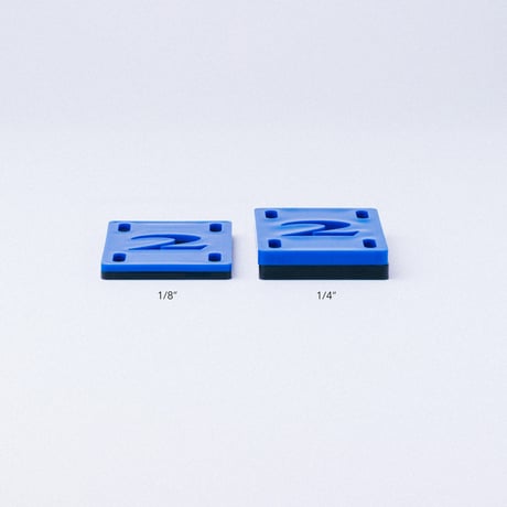2 RISER PADS RISER PADS 1/4" BLUE