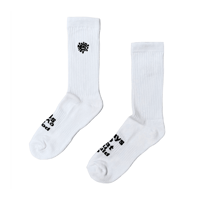 ALWAYS MINI EMBROIDED @SUN SOCKS WHITE