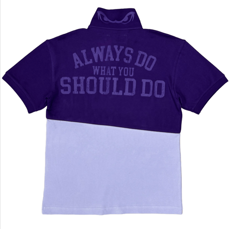 ALWAYS TWO TONE POLO VIOLET/LILAC