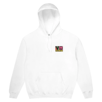 VIOLET BLOCK TEAM HOODIE WHITE