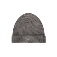 DIME RIB FOLD BEANIE DARK GREY