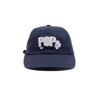 POP TRADING COMPANY TRADING SIX PANEL HAT  NAVY