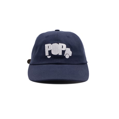 POP TRADING COMPANY TRADING SIX PANEL HAT  NAVY