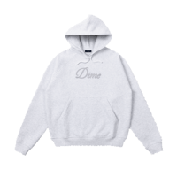 DIME CURSIVE LOGO HOODIE ASH