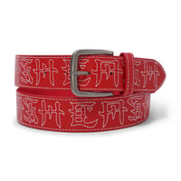 CASH ONLY CASH BELT RED