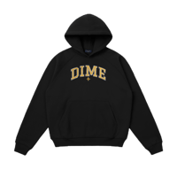 DIME VARSITY HOODIE BLACK