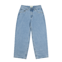 DIME BAGGY DENIM PANTS PREMIUM BLUE WASHED