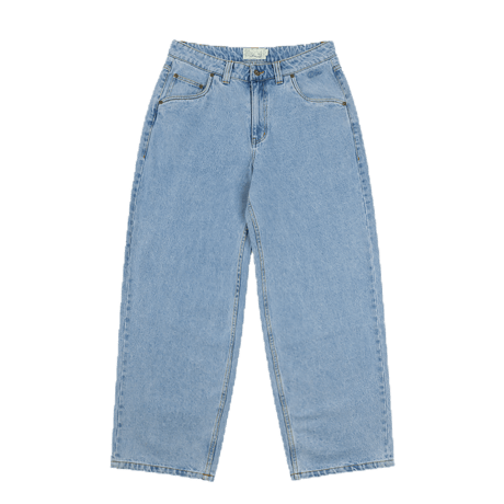 DIME BAGGY DENIM PANTS PREMIUM BLUE WASHED