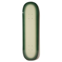 SKATEBOARD CAFE FADE DECK ECRU/FOREST GREEN 8.125