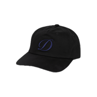 DIME CURSIVE D WORKER CAP BLACK