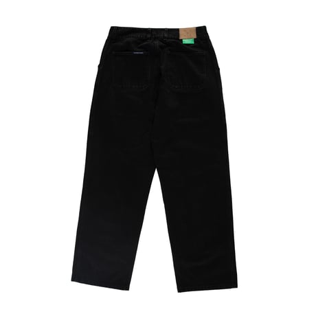 POP TRADING COMPANY BEATTIE DENIM PANTS RINSED BLACK