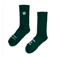 ALWAYS MINI EMBROIDED @SUN SOCKS GREEN