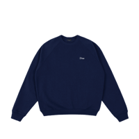 DIME CLASSIC LOGO CREWNECK NAVY
