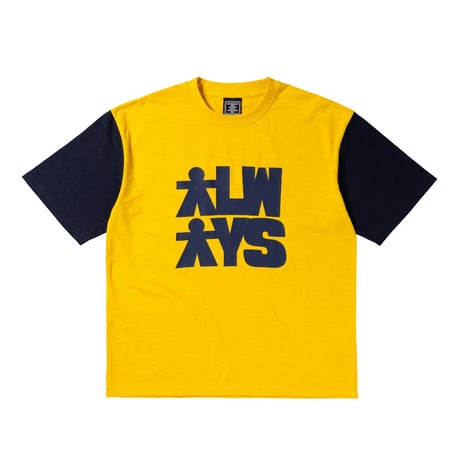 ALWAYS HUMAN TEE YELLOW / BLACK
