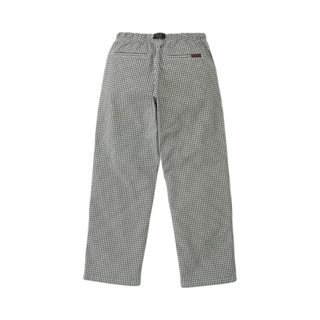 GRAMICCI DOBBY PLAID GRAMICCI PANT STRAIGHT FIT STONE