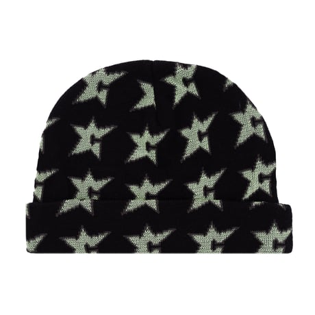 CARPET COMPANY C-STAR GLOW IN THE DARK BEANIE BLACK