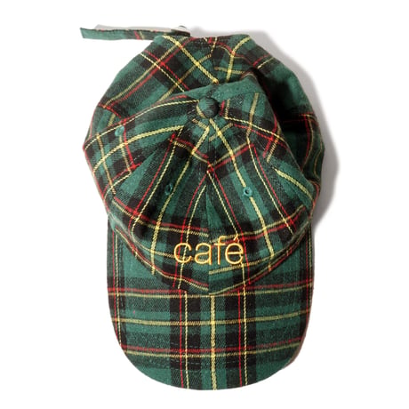 SKATEBOARD CAFE TARTAN 6 PANEL GREEN