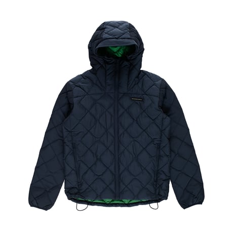 POP TRADING COMPANY QUILTED JACKET NAVY