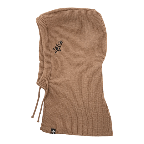 STAR TEAM KNIT BALACLAVA BROWN