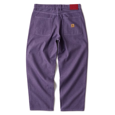 HELLRAZOR BAGGIE COLOR DENIM PANTS DEEP PURPLE