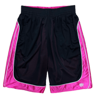 ALWAYS REVERSIBLE COURT SHORT BLACK/FUCHSIA