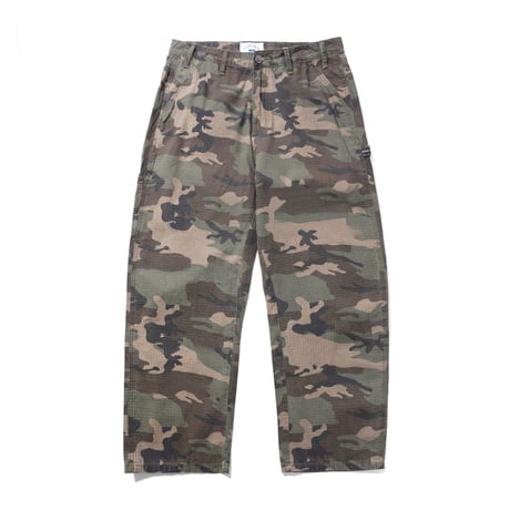 CASH ONLY RIPSTOP CARPENTER SHORTS WOODLAND MULTI