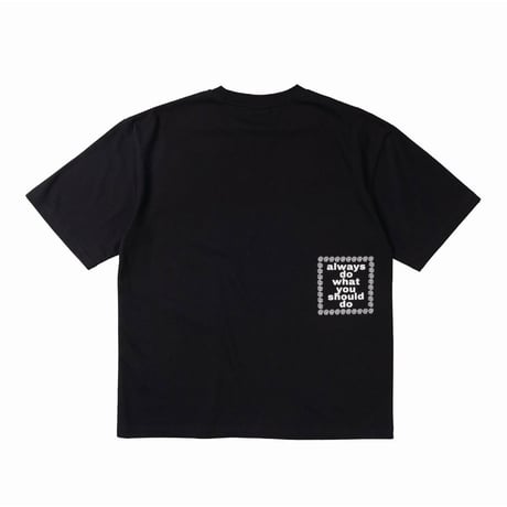 ALWAYS PARTITION TEE BLACK