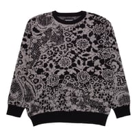 GX1000 JACQUARD KNIT SWEATER LACED GREY