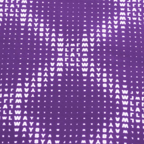 ALWAYS @SUN REVERSIBLE CROSS PLAID BUCKET HAT PURPLE / BLACK