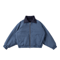 DIME WOMEN'S REVERSIBLE BOMBER JACKET NAVY