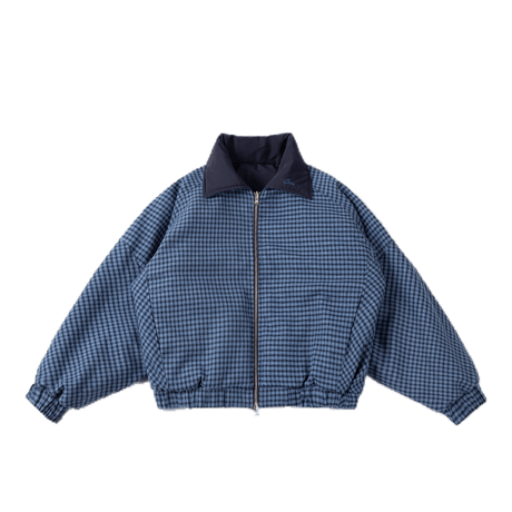 DIME WOMEN'S REVERSIBLE BOMBER JACKET NAVY