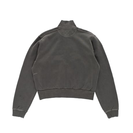 POP TRADING COMPANY FULL ZIP SWEAT WASHED BLACK