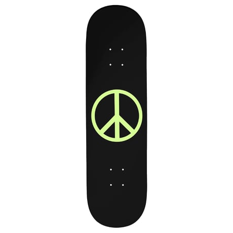 VIOLET GROW IN THE DARK PEACE DECK BLACK