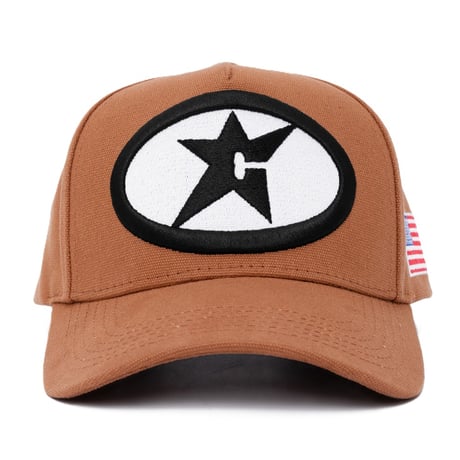 CARPET COMPANY C-STAR GLOW IN THE DARK HAT BROWN