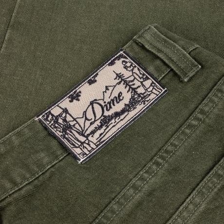 DIME RELAXED DENIM PANTS SANDBLASTED FOREST