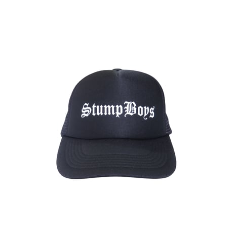 STUMP BOYS OG LOGO MESH CAP WHITE