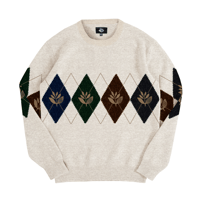 MAGENTA ACADEMY KNIT CREWNECK NATURAL