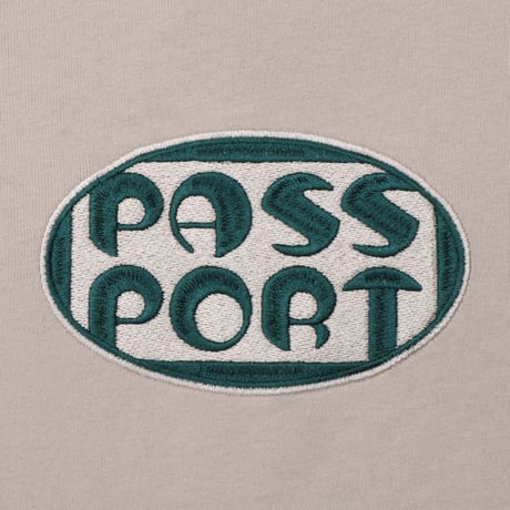 PASSPORT ROUNDED TEE STONE