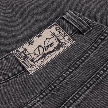 DIME RELAXED DENIM PANTS FADED BLACK