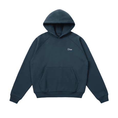 DIME CLASSIC SMALL LOGO HOODIE NAVY