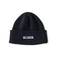 HELLRAZOR HEAVEY LOGO WATCH KNIT CAP BLACK