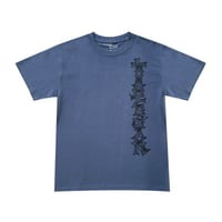 TIMESCAN VERTICLE FLOW TEE STONE NAVY