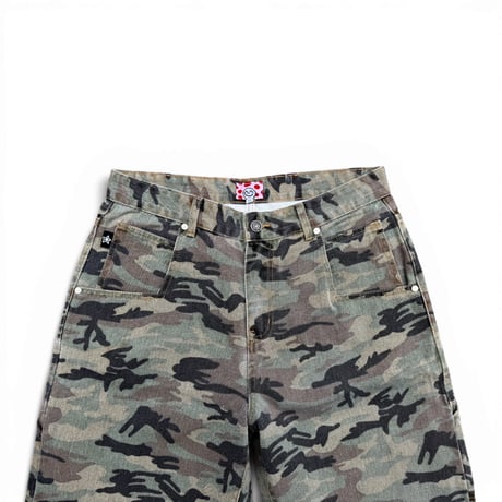 STAR TEAM CAMO BAGGY CARPENTER DENIM