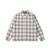 DIME PREMIUM FLANNEL SHIRT LIGHT GREY