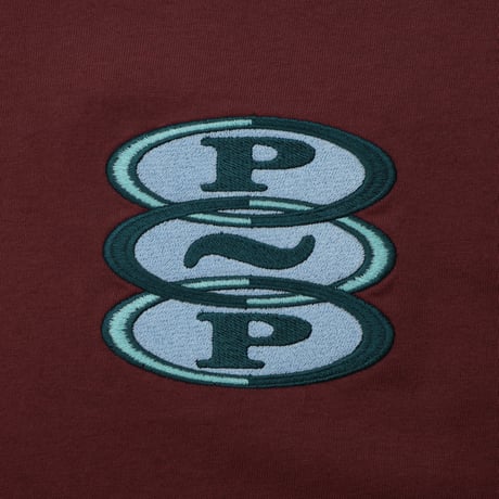 PASSPORT HOOPS ORAGANIC TEE MAROON