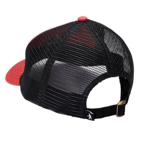 PASSPORT CHERRIES LEAGUES TRUCKER WASHED RED