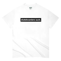 VIOLET BUT WE'RE COOLER THAN EVERYONE ELSE TEE WHITE