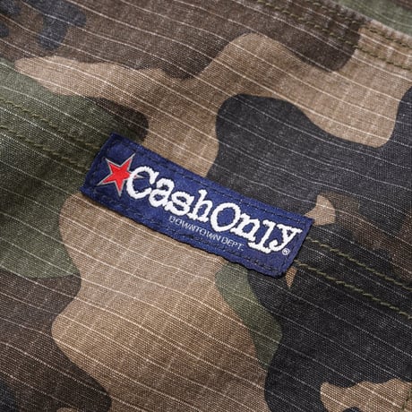 CASH ONLY RIPSTOP CARPENTER SHORTS WOODLAND MULTI